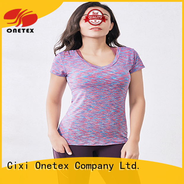 Comfort performance activewear shirts factory for Fitness