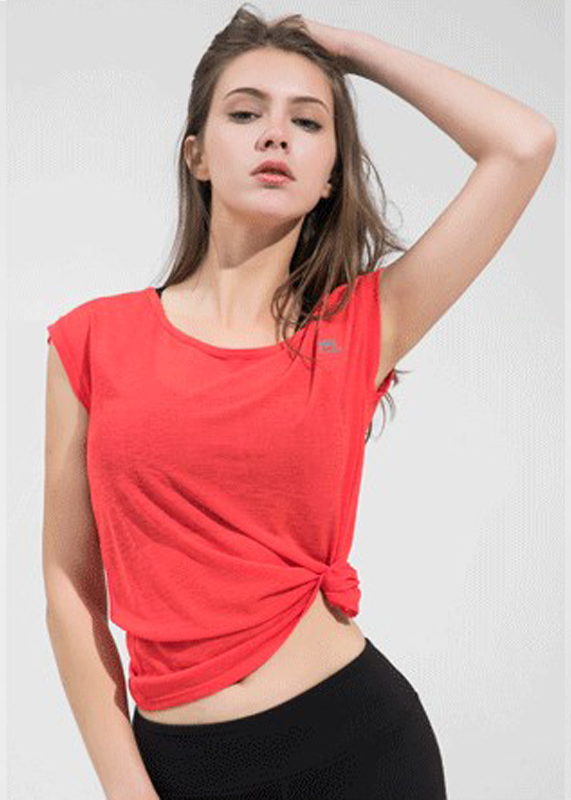 Breathable women's athletic shirts Suppliers for Exercise-1