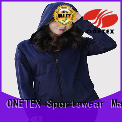 ONETEX new design ladies lightweight hoodie factory for Fitness