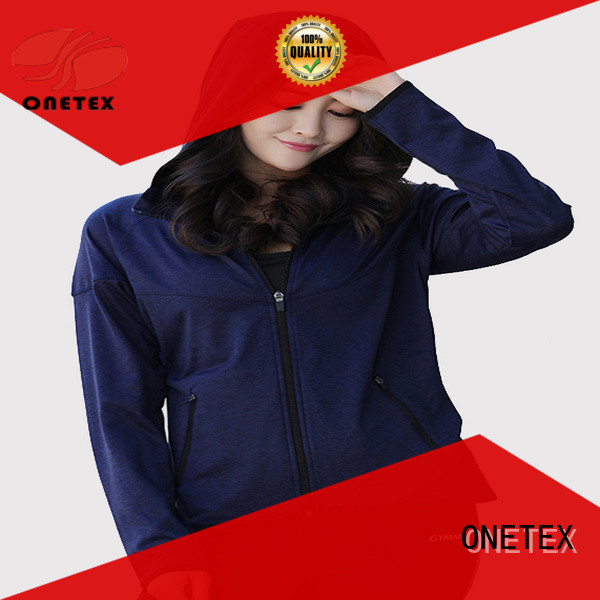 ONETEX sweat breathable fabric female hoodies Factory price for activity