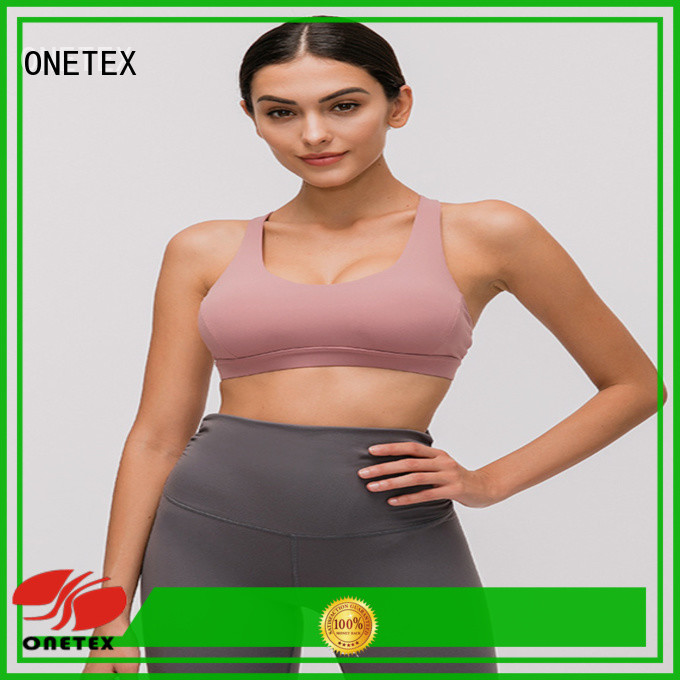 ONETEX Reduce friction womens sports bra supplier for Yoga