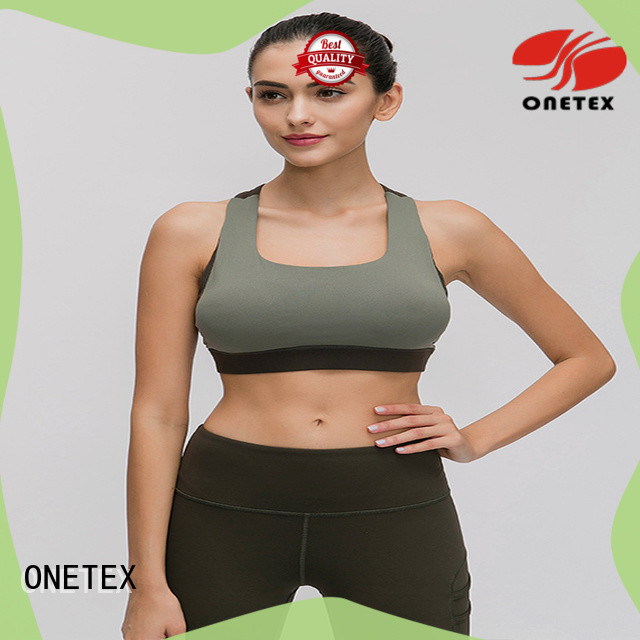 ONETEX Quick-drying sports bra price factory for Exercise