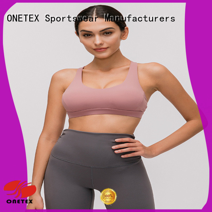 custom made sports bra for gym supplier for Fitness