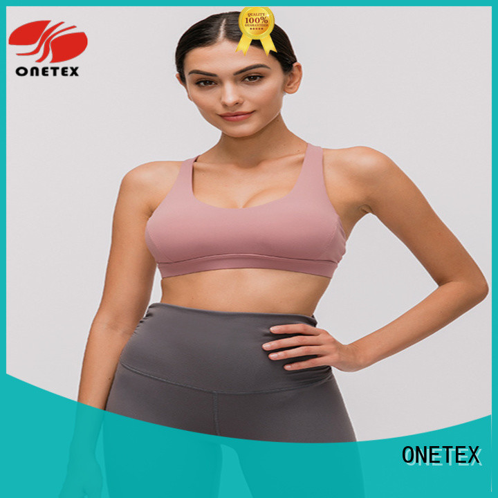 ONETEX sweat breathable fabric women's gym apparel Suppliers for work out