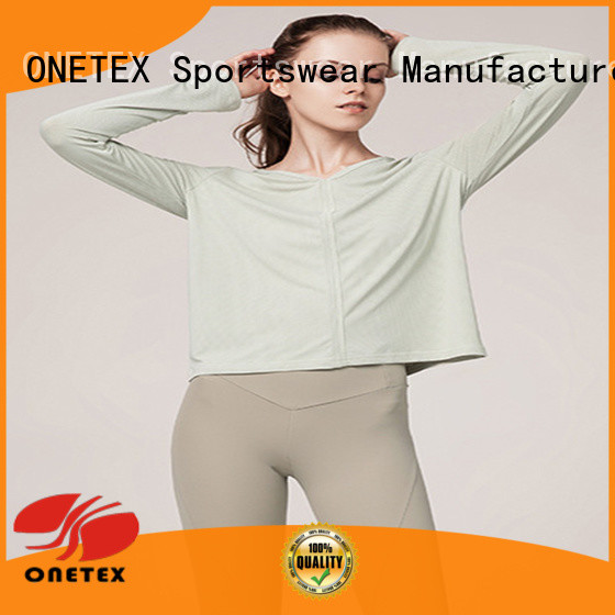ONETEX custom made workout shirts for women factory for daily