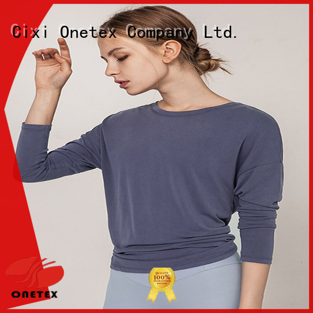 ONETEX high quality fabrics work out shirts womens for business for sports