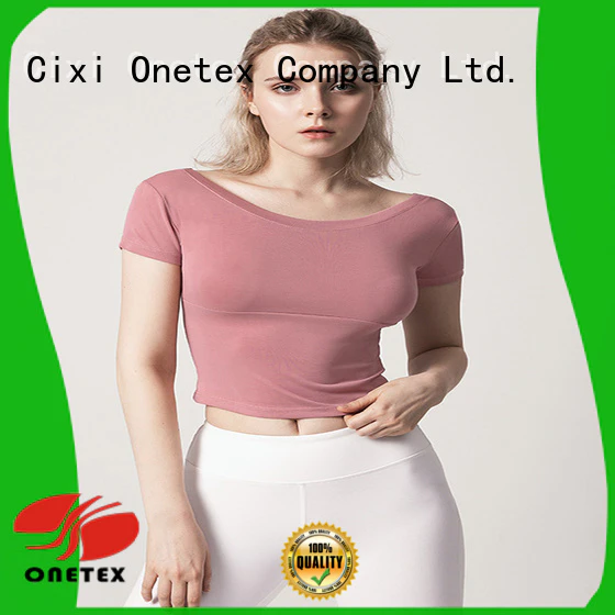 ONETEX sweat breathable fabric sport shirt manufacturers factory for Fitness