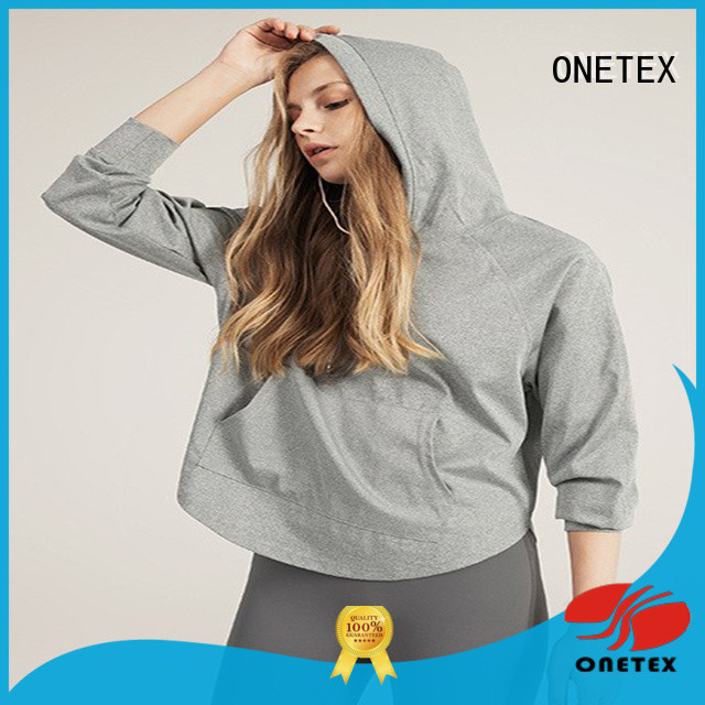 ONETEX female hoodies supplier for sports