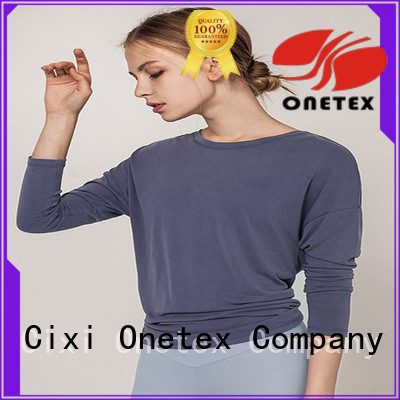 ONETEX High repurchase rate ladies athletic shirts manufacturers for sports