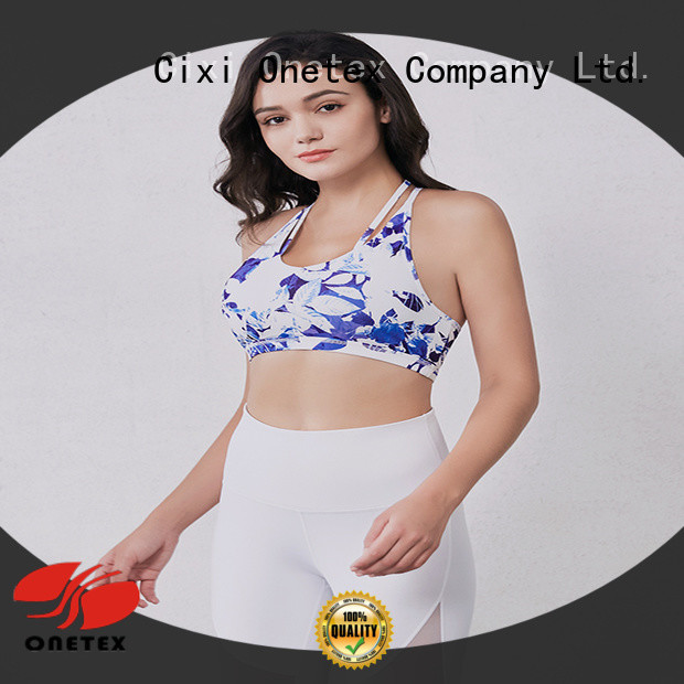 ONETEX natural best women's sports bra wholesale for work out