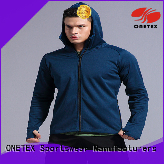 ONETEX sweat breathable fabric men's workout apparel China for Outdoor activity