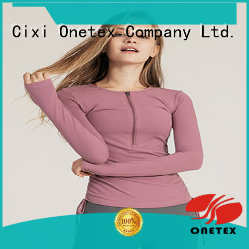 ONETEX custom made gym t shirts for women for business for Fitness