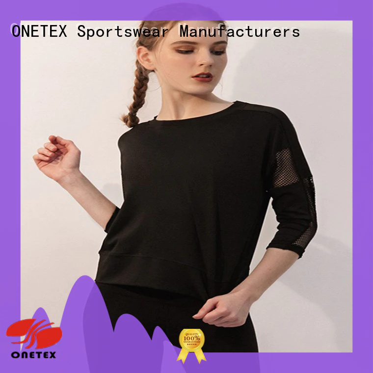 ONETEX comfortable ladies gym shirts manufacturer for Outdoor sports