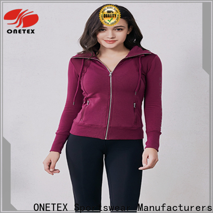 ONETEX New gym jacket womens factory for outdoor work out