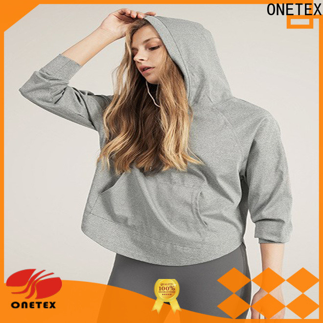ONETEX natural popular womens hoodies factory for sport