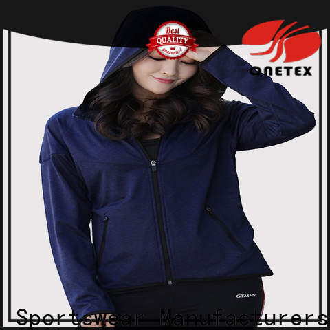 ONETEX quick-dry fabric hoodies womans China for Fitness