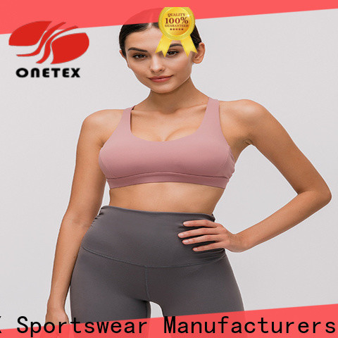 ONETEX Reduce friction sports bra manufacturer company for Yoga