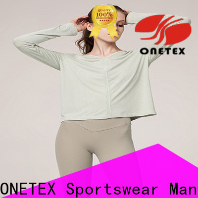 Comfort performance gym shirts for ladies for business for daily