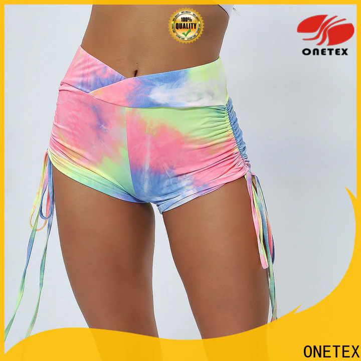 ONETEX quick-dry fabric ladies running shorts Factory price for Outdoor sports