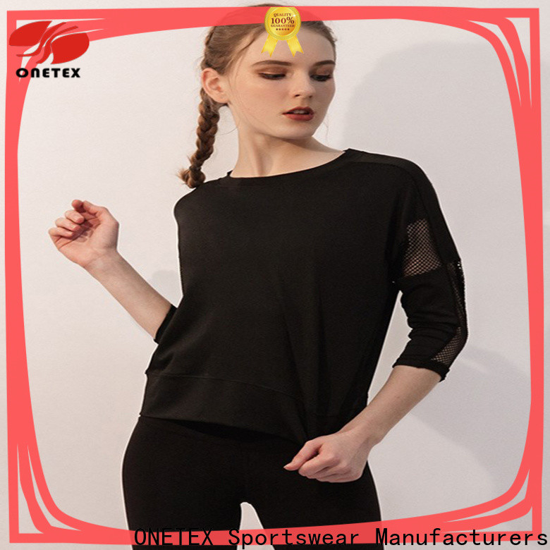 Wholesale womens running shirts Supply for activity