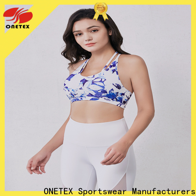 ONETEX custom design sports bras factory for sport