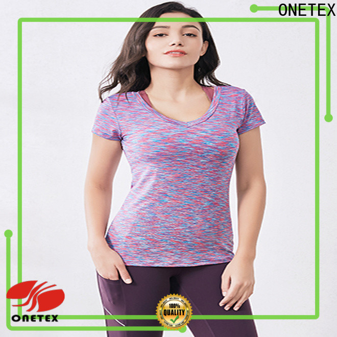 ONETEX Comfort performance ladies sports shirts factory for sports