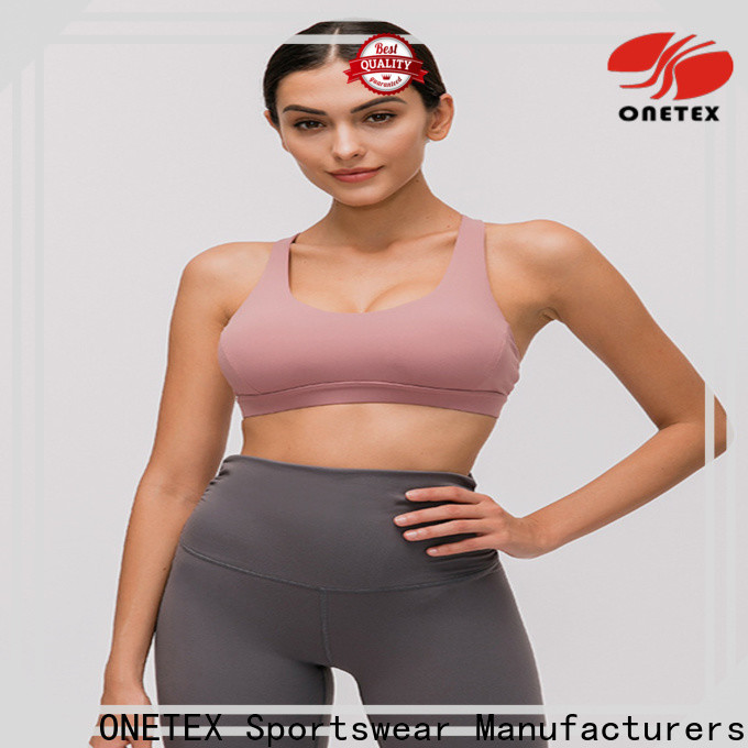 ONETEX custom made sports bra manufacturer manufacturer for work out