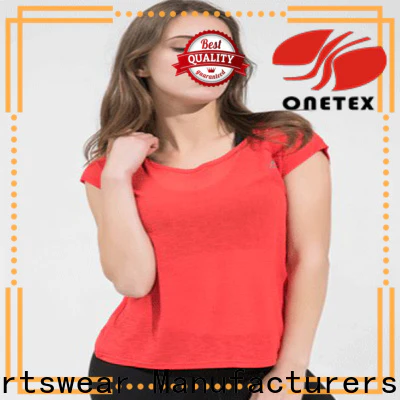 ONETEX Latest custom sports shirt Suppliers for daily