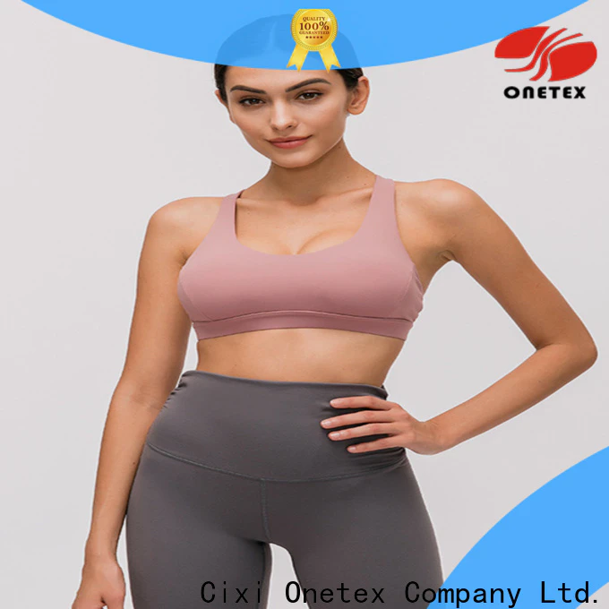 ONETEX quick-dry fabric custom sports bra supplier for Yoga