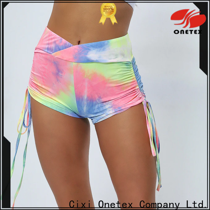 ONETEX Breathable womens gym shorts sale manufacturers for mountain climbing tourism