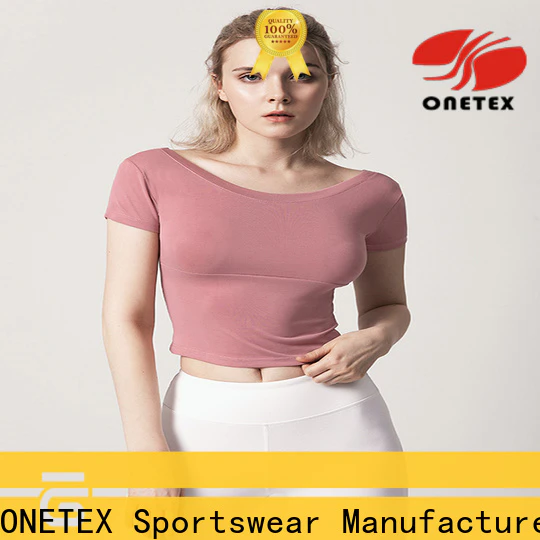 ONETEX high quality fabrics custom sports shirt factory for Exercise