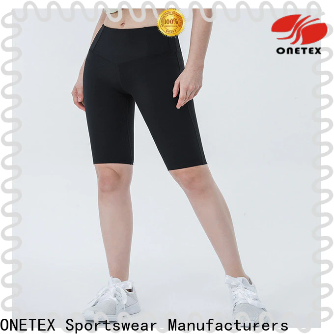 sweat breathable fabric women's running shorts sale China for activity