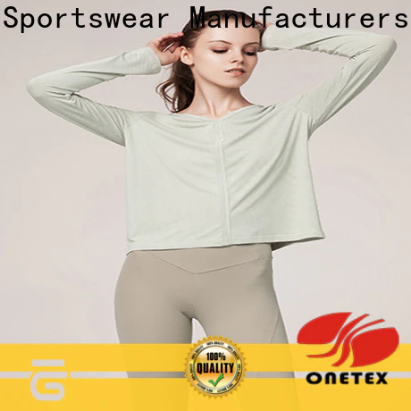 ONETEX popular ladies gym shirts factory for work out