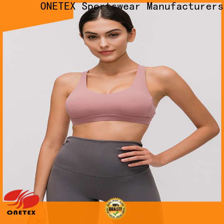 ONETEX natural womens sports bra Factory price for work out