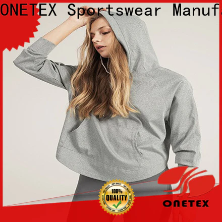 ONETEX comfortable sports hoodies on sale Supply for Fitness