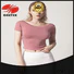 moisture permeability ladies gym shirts factory for daily