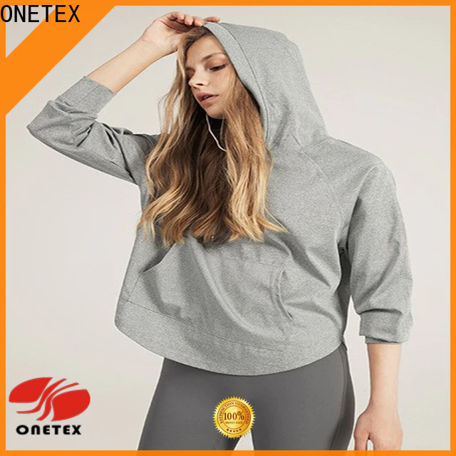 ONETEX custom made sports hoodies on sale China for sports