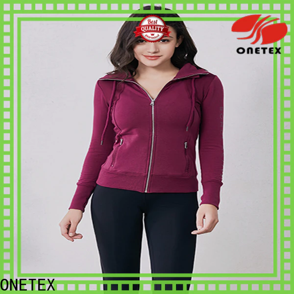 Wholesale gym jacket ladies supplier for cold season walking